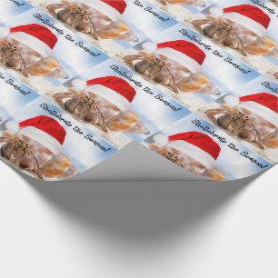 Einsiedlerkrebs-Weihnachten Geschenkpapier