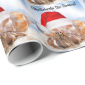 Einsiedlerkrebs-Weihnachten Geschenkpapier (Rolleneckpunkt)