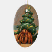 Einsiedlerkrebs-Weihnachtsverzierung Keramik Ornament (Rechts)