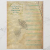 Einsiedlerkrebsschrift Scrapbook Papier (Vorne)