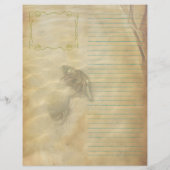 Einsiedlerkrebsschrift Scrapbook Papier (Hinten)