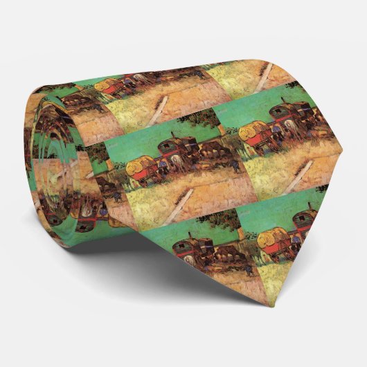 Einsiedlung von Sinti und Roma-Karawanen durch Vin Krawatte (Gerollt)