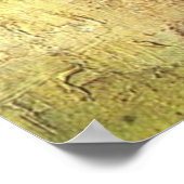 Einsiedlung von Sinti und Roma mit Wohnwagen Poster (Ecke)