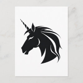 Einsilhouette postkarte