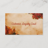 Einsparungen Kundentreue-Karte Treuekarte (Rückseite)