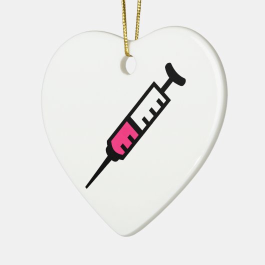 Einspritzungsspritze Keramikornament (Links)