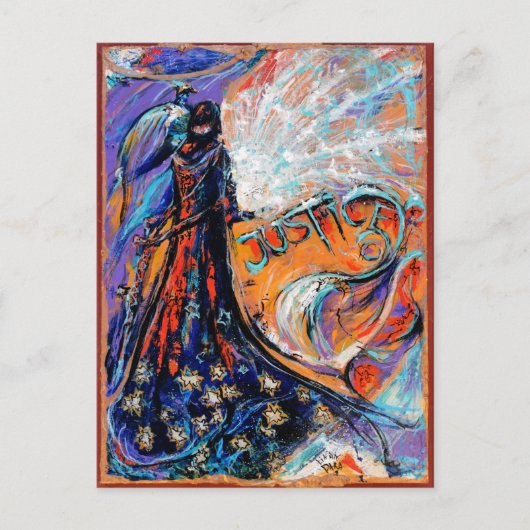 Einspruchskarte Nr. 23: Justiz Postkarte (Vorderseite)