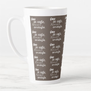"Einst ein Adler, immer ein Adler" in Elegant Brow Milchtasse
