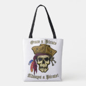 Einst ein Pirat Tasche (Rückseite)