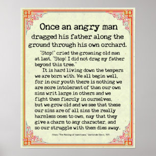 "Einst ein wütender Mann" aus dem "Making of Ameri Poster