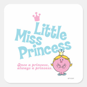 Einst eine Prinzessin Quadratischer Aufkleber