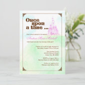 Einst Einladung - Rosa (Stehend Vorderseite)