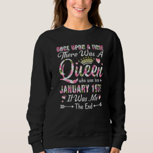 Einst gab es eine Königin, die im Januar 1978 gebo Sweatshirt