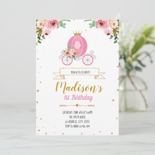 Einst laden Wort ein Einladung (Stehend Vorderseite)