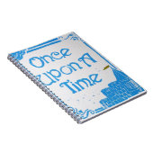 Einst Notizbuch, blau Notizblock (Rechte Seite)