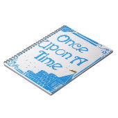 Einst Notizbuch, blau Notizblock (Linke Seite)