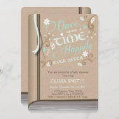 Einst Storybook-Babypartyeinladung Einladung (Vorne/Hinten)