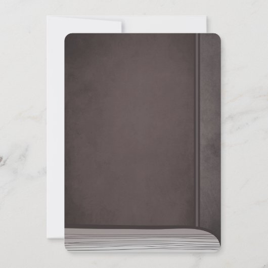 Einst Storybook-Brautparty-Rosa Einladung (Rückseite)