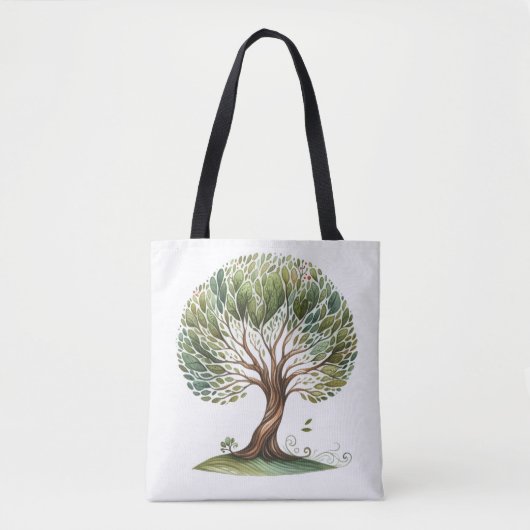 Einst war ein Baum-Tragetasche Tasche (Vorderseite)