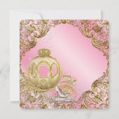 Einst war Prinzessin Quinceañera Einladung (Rückseite)