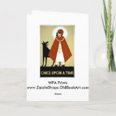 Einst - WPA-Plakat - Karte (Rückseite)