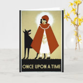 Einst - WPA-Plakat - Karte (Gelbe Blume)