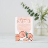 Einstecken der Faltkarte Peach Wineller and Wipes Begleitkarte (Stehend Vorderseite)