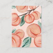 Einstecken der Faltkarte Peach Wineller and Wipes  Begleitkarte (Rückseite)