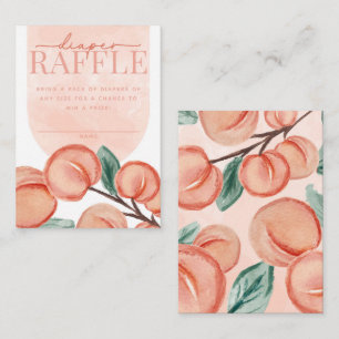 Einstecken der Faltkarte Peach Wineller and Wipes  Begleitkarte
