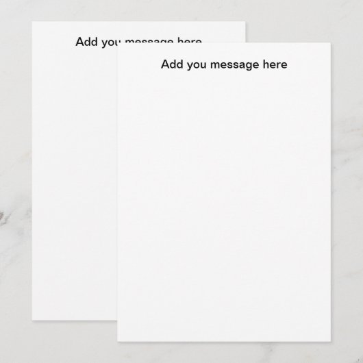 Einsteckkarte Einladung (Vorne/Hinten)