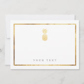 Einsteckkarte für Ananas Einladung (Vorderseite)