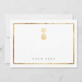 Einsteckkarte für Ananas Einladung