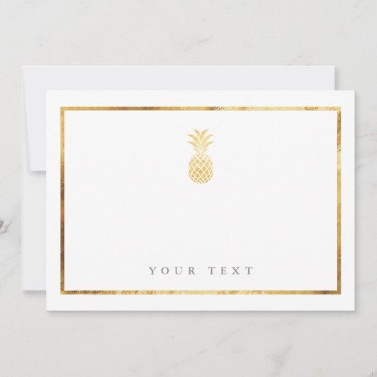 Einsteckkarte für Ananas Einladung (Vorderseite)