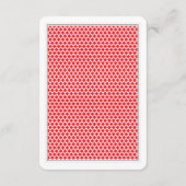 Einsteckkarte für Casino-Hochzeiten Begleitkarte (Rückseite)