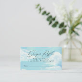 Einsteckkarte für das Blue Sky Cloud Diaper Visitenkarte (Stehend Vorderseite)