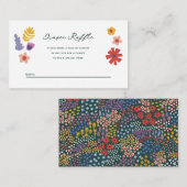 Einsteckkarte für das Blume-Feld Begleitkarte (Vorne/Hinten)