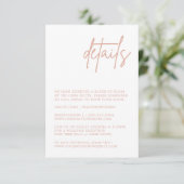 Einsteckkarte für das dunkelrosa Detail Begleitkarte (Stehend Vorderseite)