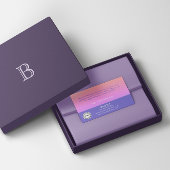 Einsteckkarte für das gesenkte Paket Visitenkarte