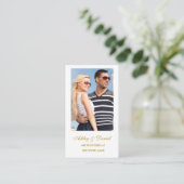 Einsteckkarte für das Hochzeitregister-Foto Begleitkarte (Stehend Vorderseite)