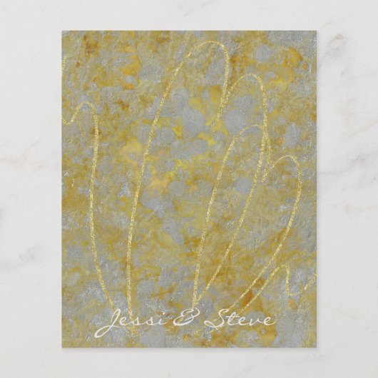 Einsteckkarte für das Hochzeitssilber (Rückseite)