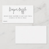Einsteckkarte für das Windelrad-Ticket Babydusche Begleitkarte (Vorne/Hinten)