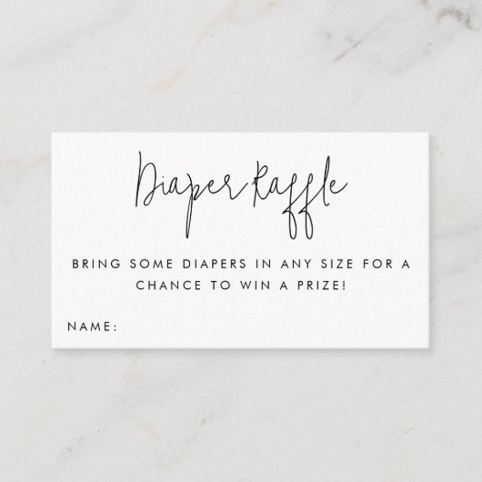 Einsteckkarte für das Windelrad-Ticket Babydusche Begleitkarte (Vorderseite)