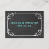 Einsteckkarte für den Empfang der Kopfplatte Begleitkarte (Rückseite)