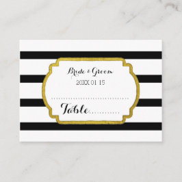 Einsteckkarte für den Goldschwarzen Streifen Platzkarte