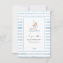 Einsteckkarte für den Sailor Bear Blue Stripe Raff