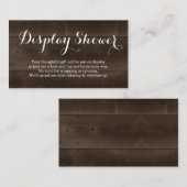 Einsteckkarte für die Duschkabine anzeigen | Rusti Begleitkarte (Vorne/Hinten)