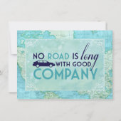 Einsteckkarte für Hochzeitspazierplätze der Marine (Rückseite)