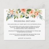 Einsteckkarte für Korallenfloralflöten Postkarte (Vorderseite)