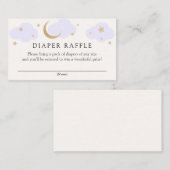 Einsteckkarte für Mond und Sterne Begleitkarte (Vorne/Hinten)