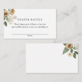 Einsteckkarte für Sonnenblumen Begleitkarte (Vorne/Hinten)